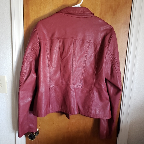 NWT A.N.A vegan LEATHER blazer jacket - Picture 5 of 9